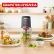 Tefal MQ740HF0 Easy Press Πολυκόπτης Multi 600W με Δοχείο 500ml Γκρι
